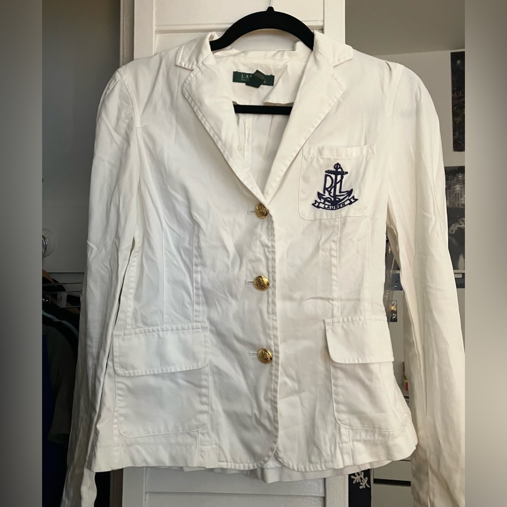 Lauren Ralph Lauren White Blazer